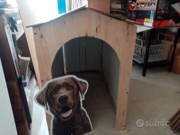 CUCCIA  per cani coibentata in LEGNO 