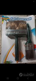 SET 3 PENNELLI PER PITTURA DIPINGERE Vset pennelli