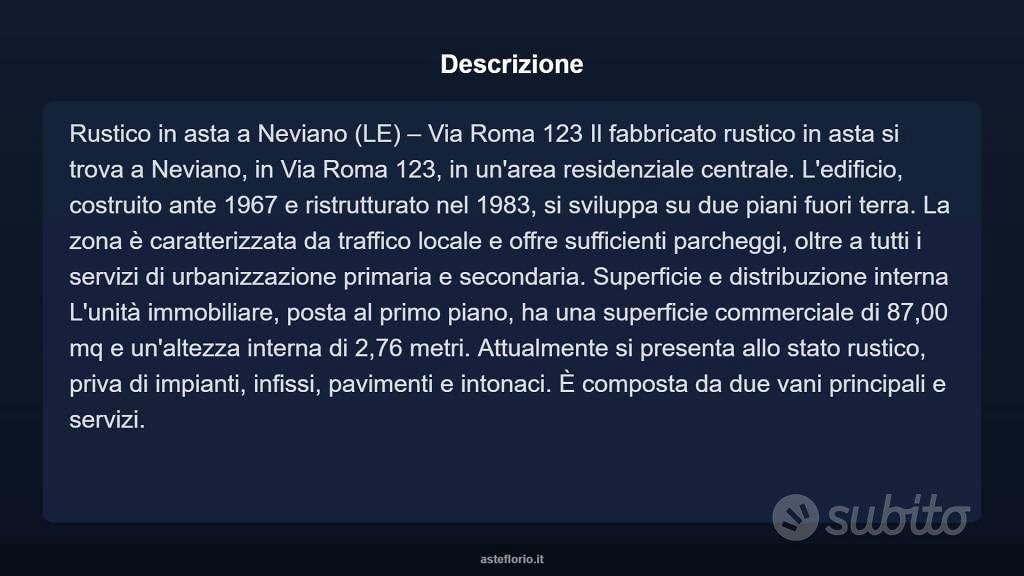 Immobile in asta di 87 m² a Neviano - Vista 5