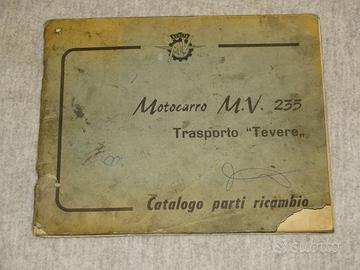 CATALOGO RICAMBI MOTOCARRO MV 235 TRASPORTO