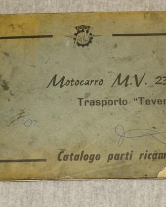 CATALOGO RICAMBI MOTOCARRO MV 235 TRASPORTO