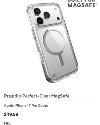 Speck cover presidio mag safe Iphone 17/18 pro