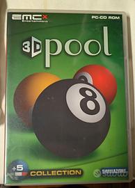Videogame 3D pool PC-CD ROM (gioco biliardo) simul