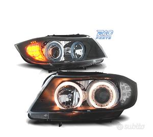 FARI BMW E90 91 05-08 ANGEL EYES HALOGENO LED FOND