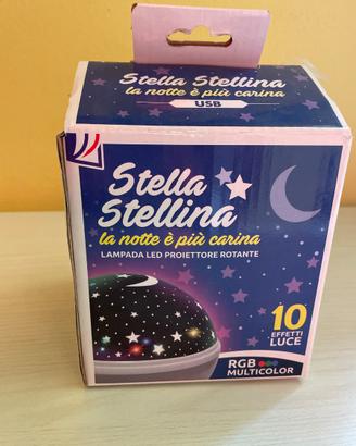 Lampada proiettore di stelline colorate