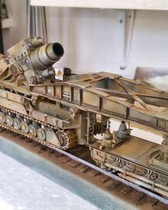 Locomotiva CARRO KARL SCALA 1/72 IN KIT 60 CM NUOV