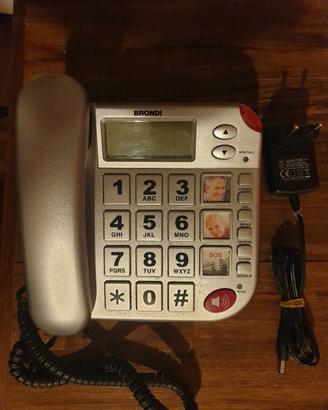 Brondi telefono fisso per anziani 20E