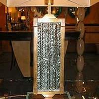 1950 Lampada Fontana Arte vetro martellato