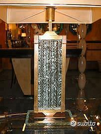 1950 Lampada Fontana Arte vetro martellato