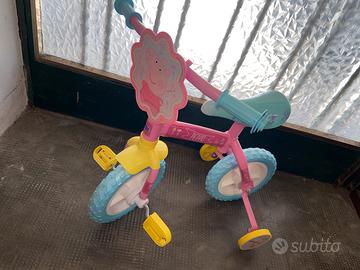 Biciclettina triciclo peppa pig