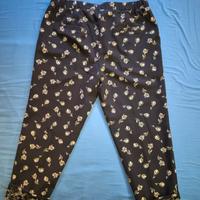 Pantaloni Carla Ferroni taglia 52 con bordo pizzo