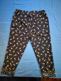 Pantaloni Carla Ferroni taglia 52 con bordo pizzo
