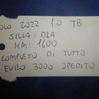 Motore volkswagen polo 1.0 tipo dla km 1600