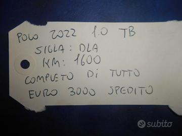 Motore volkswagen polo 1.0 tipo dla km 1600