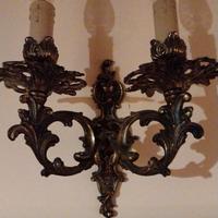 LAMPADA a muro in Ottone scuro