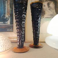 Coppia Vasi Murano 46cm vintage 