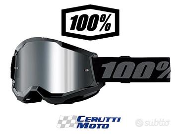 Mascherina 100% STRATA 2 BLACK - Lente a specchio