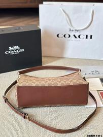 Top tier in pelle bovina COACH classica borsa luna