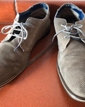 OBJ bugatti scarpe mocassino in camoscio pelle
