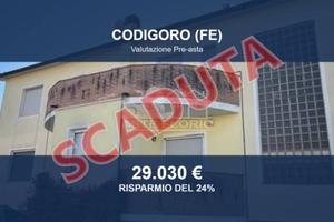 Immobile in asta di 80 m² con box auto a Codigoro