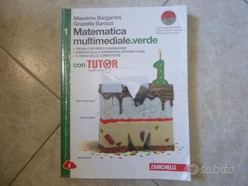"matematica multimediale verde” 9788808434685