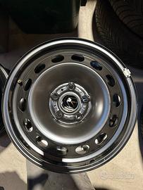 Cerchi in ferro originale VW da 16