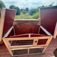 Conigliera a due piani