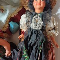 Bambole vintage anni 50/60 12 pezzi