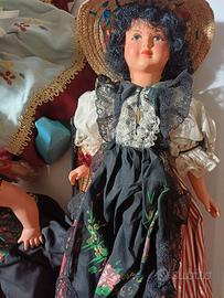 Bambole vintage anni 50/60 12 pezzi