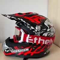 Casco cross guardian taglia M + mascherina ethen