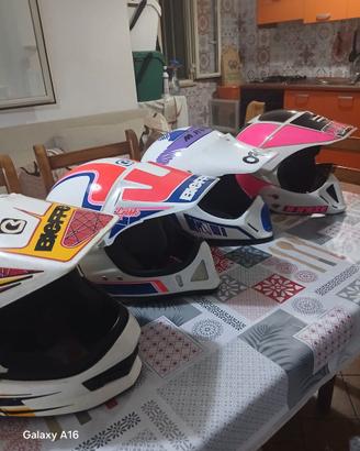 Caschi cross anni 90 vintage originali