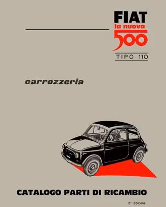 Libro Catalogo Ricambi vari di Fiat Auto d'epoca