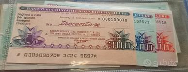 MINIASSEGNI IL BANCO DI CHIAVARI 