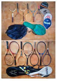 Racchette tennis vintage varie marche