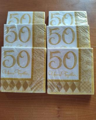 Tovaglioli di carta per anniversari