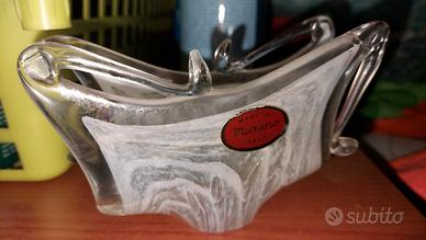 Porta tovaglioli in vetro di murano