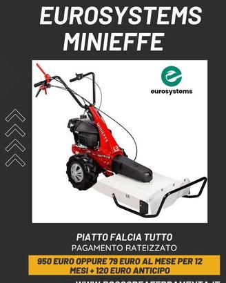 EUROSYSTEMS MINIEFFE CON PIATTO FALCIATUTTO