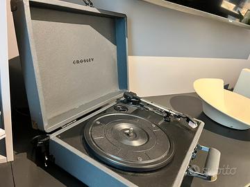 Giradischi Crosley Deluxe Grigio scuro, mai usato