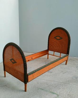 Letto singolo in midollino