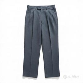 Pantaloni Mabitex uomo lana TG 48 grigi