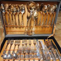 set posate placcato argento anni 50