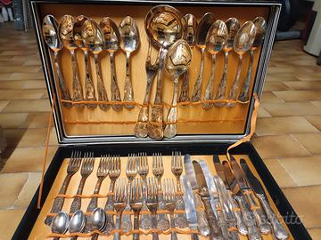 set posate placcato argento anni 50