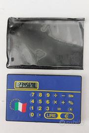 calcolatrice conversione euro - lira con custodia