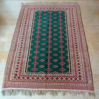 Tappeto Turkeman seta vecchia manifattura 190x138