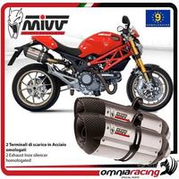 TERMINALI SCARICO MIVV DUCATI MONSTER 796