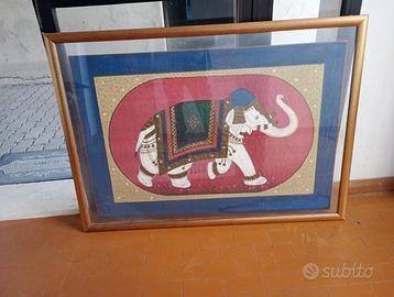 Quadro con elefante
