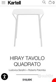 Tavolo da esterno HIRAY KARTELL