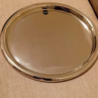 vassoio in acciaio Alessi (Josef Hoffman)