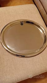 vassoio in acciaio Alessi (Josef Hoffman)