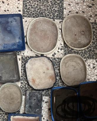 Sottovaso bonsi vaso e roccia